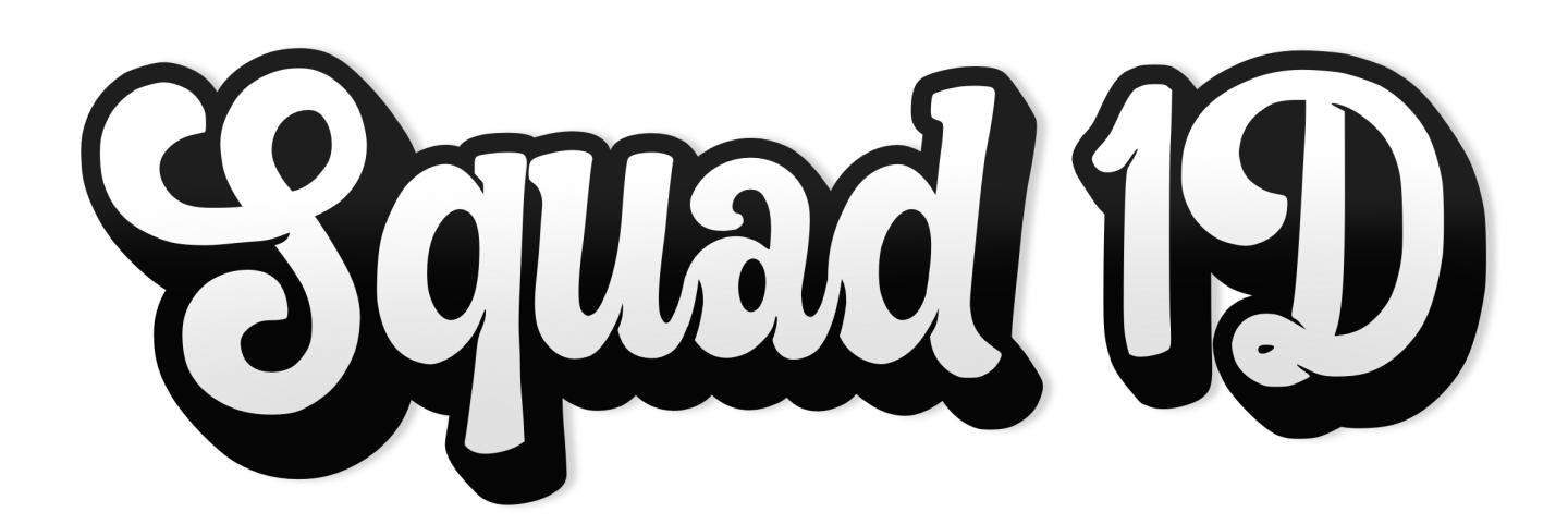 Logo for Squad 1D in light mode.